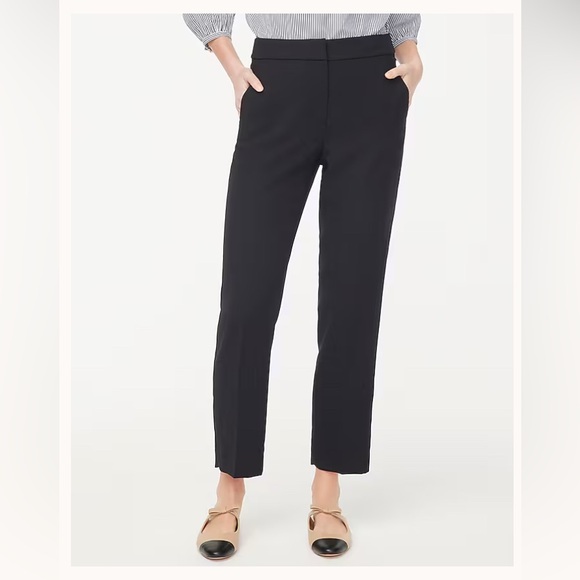 J. Crew Women's Black Straight Leg Pants - Picture 1 of 3